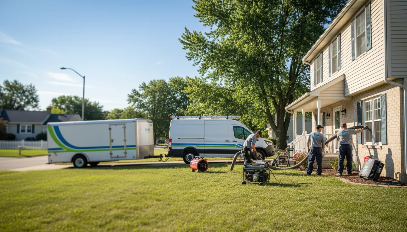 Flooded Basement Restoration And Cleanup With Repair in Afton, MI near me